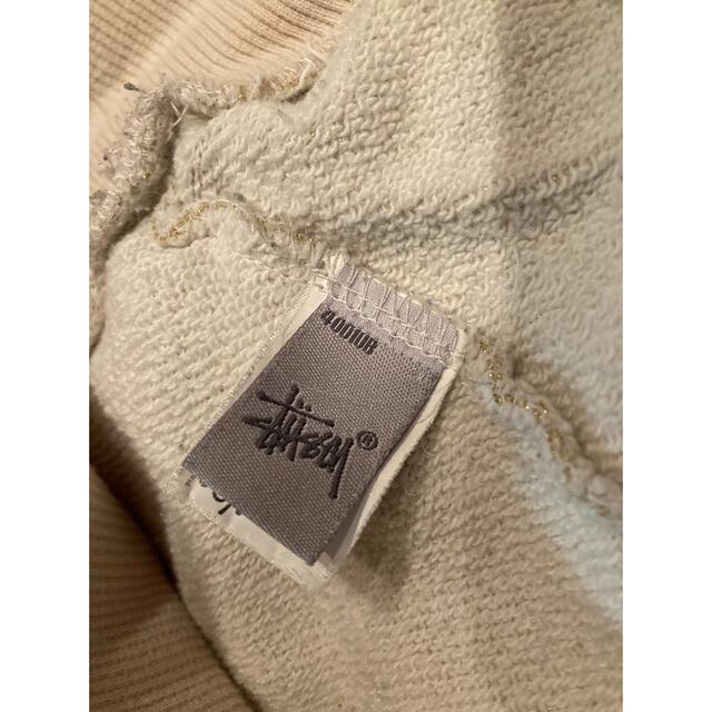 STUSSY(ステューシー)のSTUSSY 薄手トレーナー　ベージュ レディースのトップス(トレーナー/スウェット)の商品写真