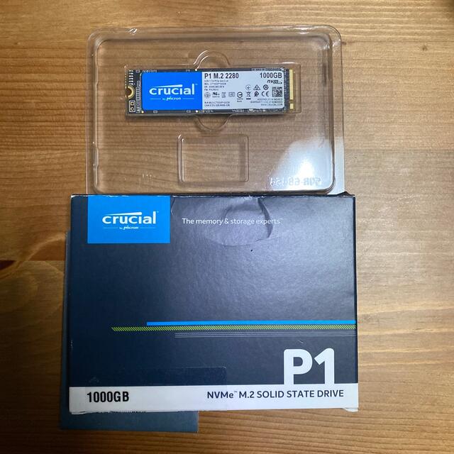 Crucial M.2 2280 SSD P1シリーズ 1.0TB