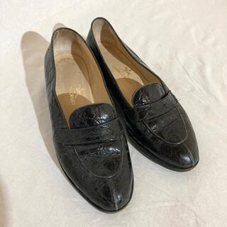 TANINO CRISCI タニノクリスチー 黒 ローファー(ローファー/革靴)