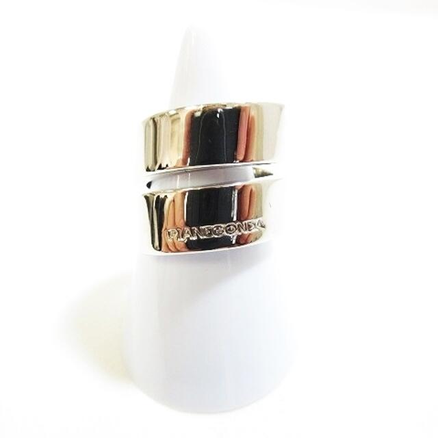 【ギフ_包装】 ピアネゴンタ 美品 925 スネークリング 10号 指輪 アクセサリー シルバー リング(指輪)