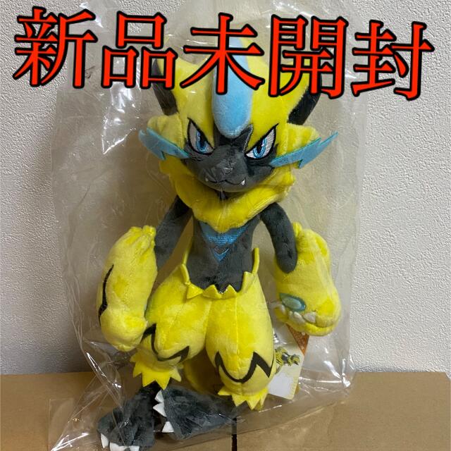 ポケモン(ポケモン)のポケットモンスターズ ぬいぐるみ ゼラオラS 133 新品タグ付き エンタメ/ホビーのおもちゃ/ぬいぐるみ(ぬいぐるみ)の商品写真