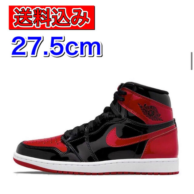 AIR JORDAN 1  HIGH OG PATENT BRED