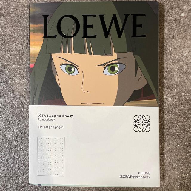 LOEWEロエベ　千と千尋の神隠し ハク ノベルティ ノート