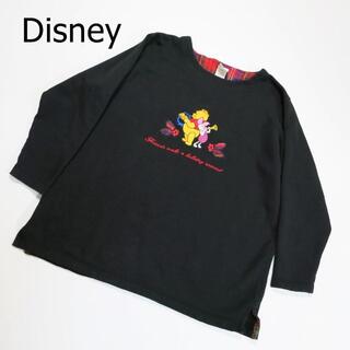 ディズニー(Disney)のディズニー スウェット USA製 XL プーさん 刺繍 ディズニーストア 中綿(スウェット)