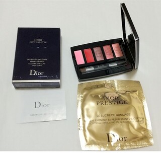 Dior - [未使用▪オマケ付き]ディオール/アイ&リップパレット(ノベルティ)+ゴマージュ