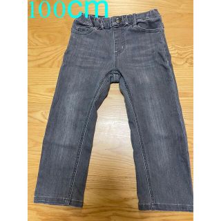 ハッシュアッシュ(HusHush)のHusHusH キッズ　デニム　ジーンズ　グレー　size100(パンツ/スパッツ)