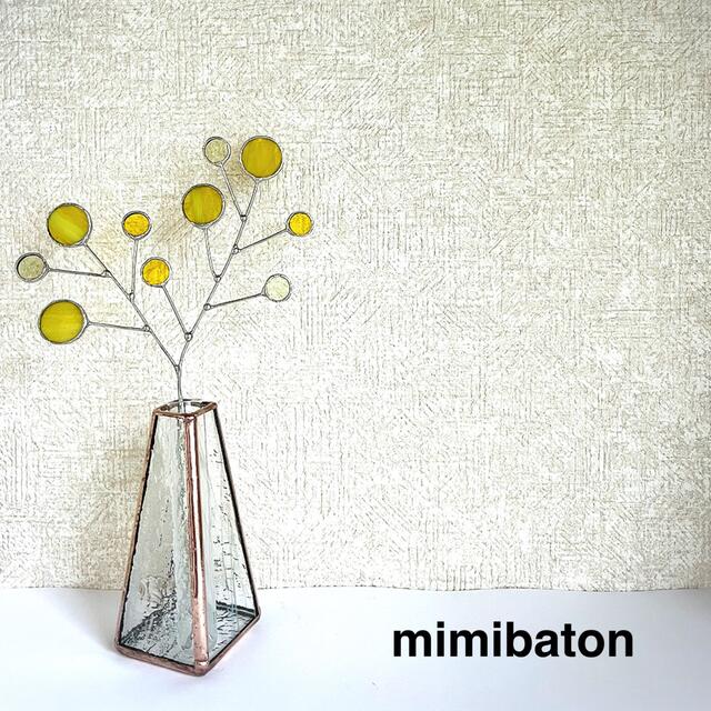 mimibaton＊ステンドグラスツリー＊ ハンドメイドのインテリア/家具(インテリア雑貨)の商品写真