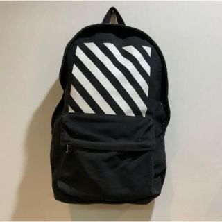 Off white リュック　メンズ　ナイロン　ネイビー　希少