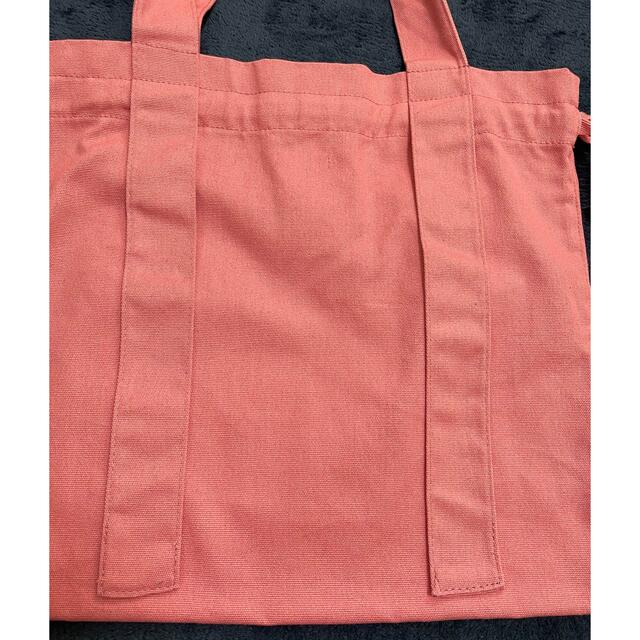 repetto(レペット)のrepetto リボン付き巾着トートバッグ ピンク★美品 レディースのバッグ(トートバッグ)の商品写真