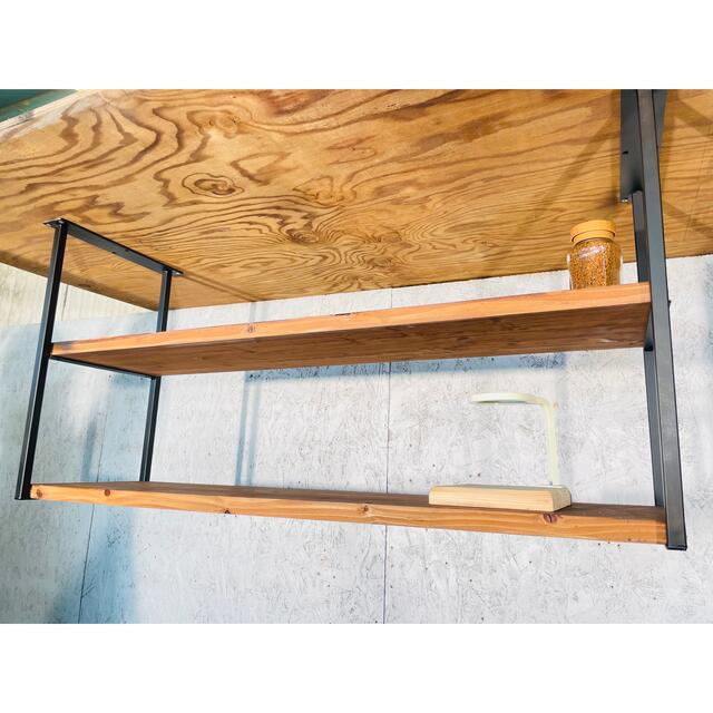 アイアン 吊り棚 キッチン カウンター の通販 by 鉄の家具屋さん アイアン 吊り棚 キッチン カウンター の通販 by 鉄の家具屋さん