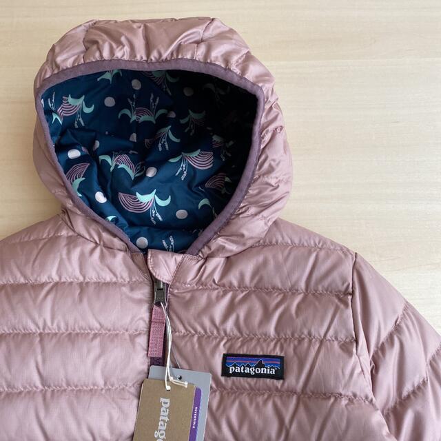 patagonia - 新品パタゴニア5Tリバーシブルダウンセーターフーディーの