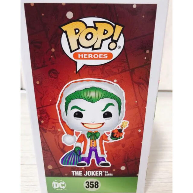 DC(ディーシー)のUSA限定　FUNKO POP ジョーカー　THE JOKER AS SANTA エンタメ/ホビーのフィギュア(アメコミ)の商品写真