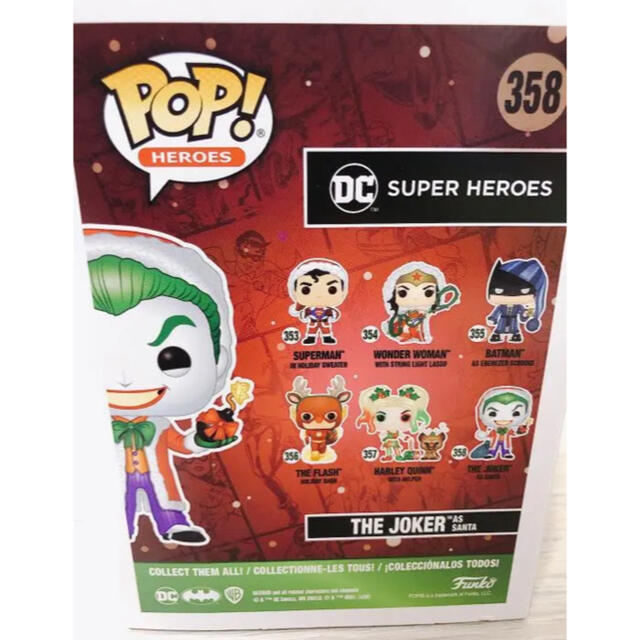 DC(ディーシー)のUSA限定　FUNKO POP ジョーカー　THE JOKER AS SANTA エンタメ/ホビーのフィギュア(アメコミ)の商品写真