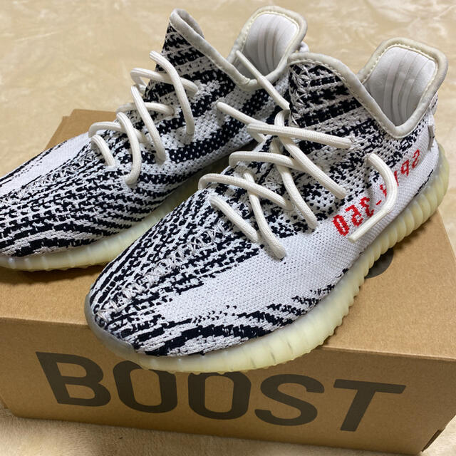 まとめ買い】 adidas - YEEZY BOOST 350 V2 ゼブラ スニーカー