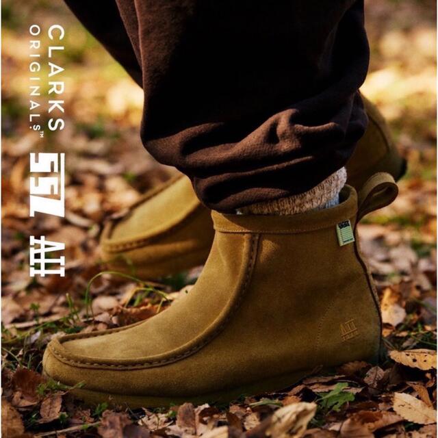 UK7.5 Clarks クラークス 長谷川昭雄 ah ssz WALLAROO靴/シューズ