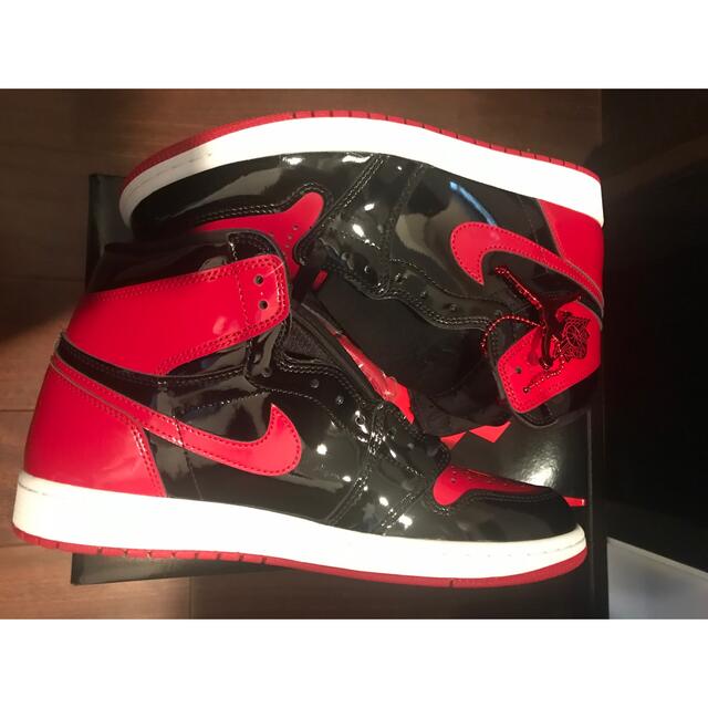 28.5cm Air Jordan 1 High OG Patent Bred