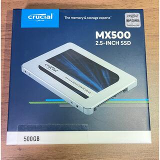 crucial MX500 500GB 2.5インチSSD(PCパーツ)