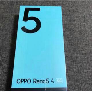 OPPO Reno 5 A SIMフリー シルバーブラック(スマートフォン本体)