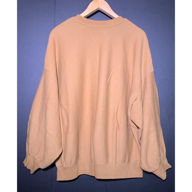 Jieda(ジエダ)のJieDa OVER CREW SWEAT BROWN 1 メンズのトップス(スウェット)の商品写真