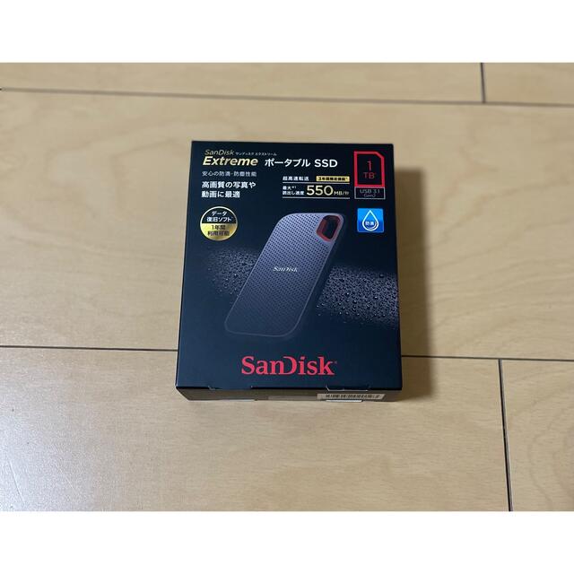 SanDisk(サンディスク)のSanDisk SSD SDSSDE60-1T00-J25 スマホ/家電/カメラのPC/タブレット(PC周辺機器)の商品写真