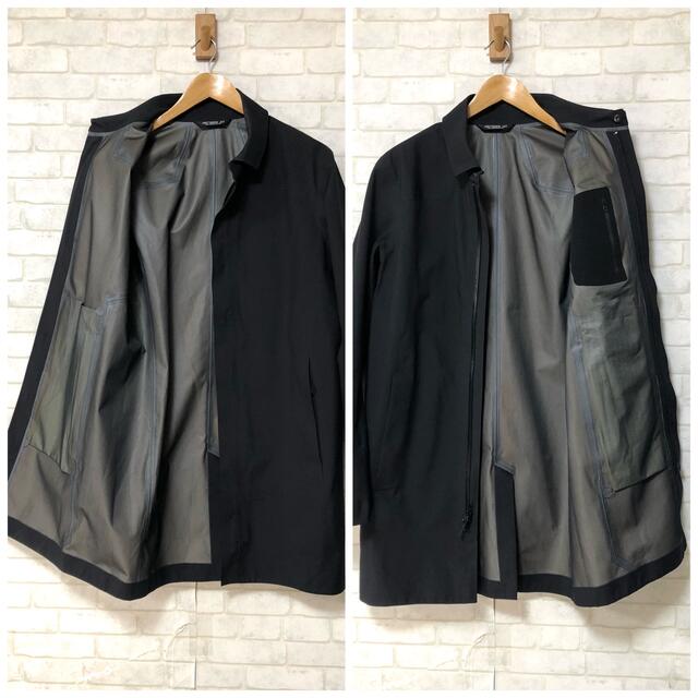 ARC'TERYX(アークテリクス)の【大人気】ARC'TERYX KEPPEL TRENCH COAT 黒 S メンズのジャケット/アウター(トレンチコート)の商品写真