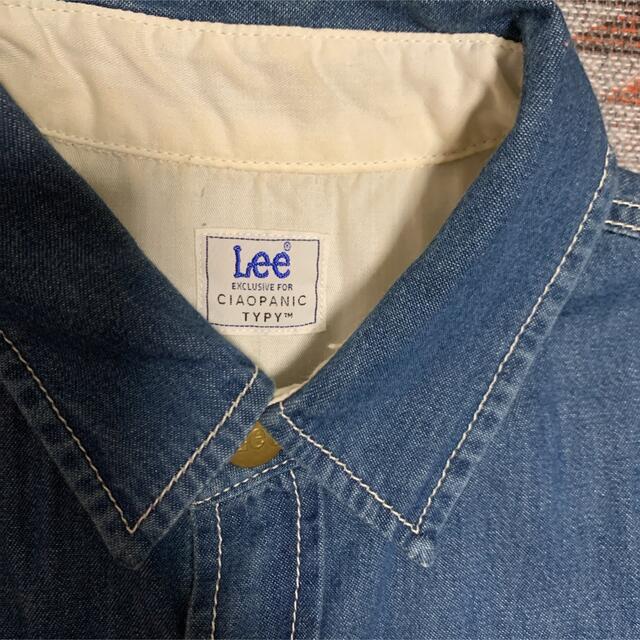 Lee(リー)の値下げ‼️Lee♡denimシャツワンピース レディースのワンピース(ひざ丈ワンピース)の商品写真