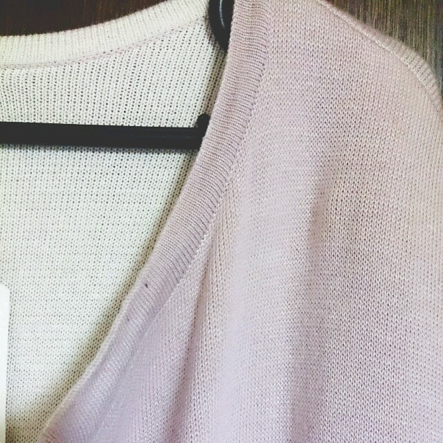 UNRELISH(アンレリッシュ)のコーディガン ロング ピンク レディースのジャケット/アウター(ロングコート)の商品写真
