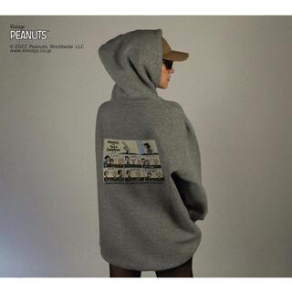 ACLENT×PEANUTS comic volume hoodie