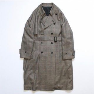 サンシー(SUNSEA)のstein 19AW LAY OVERSIZED OVERLAP COAT(トレンチコート)