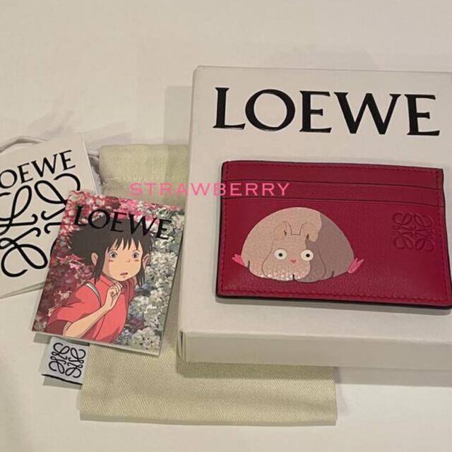買得 ロエベ LOEWE 坊ネズミ プレーンカードホルダー 湯婆婆 ノート 千