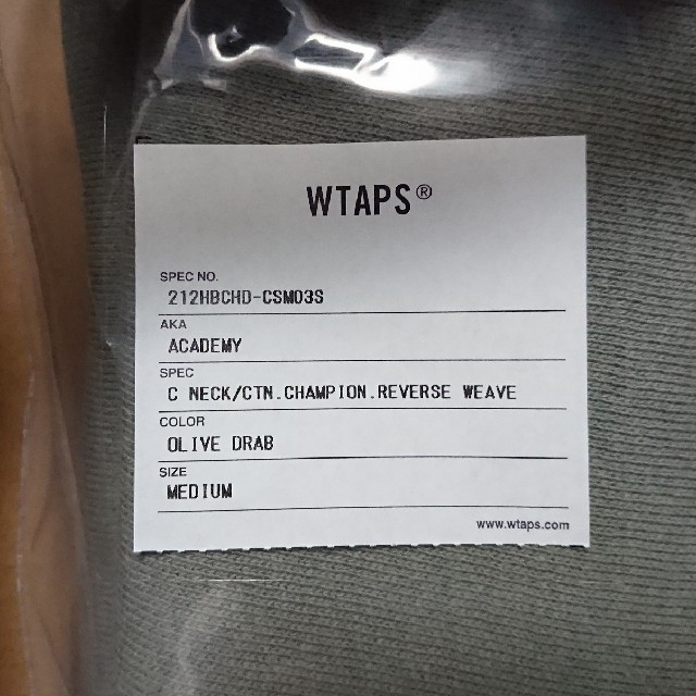 WTAPS  Champion ACADEMY / CREW NECK