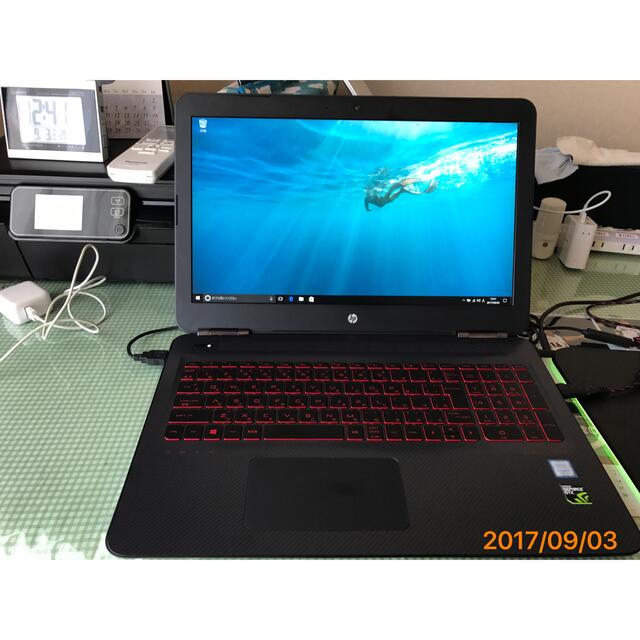 HP(ヒューレットパッカード)のHP  OMEN by HP 15-ax200 スマホ/家電/カメラのPC/タブレット(ノートPC)の商品写真