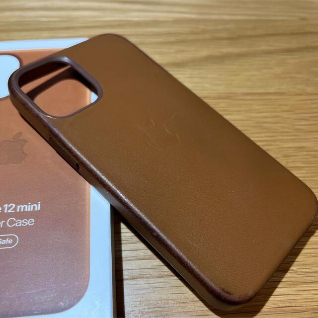 Apple(アップル)のAPPLE MagSafe対応 iPhone12 mini レザーケース/サドル スマホ/家電/カメラのスマホアクセサリー(iPhoneケース)の商品写真