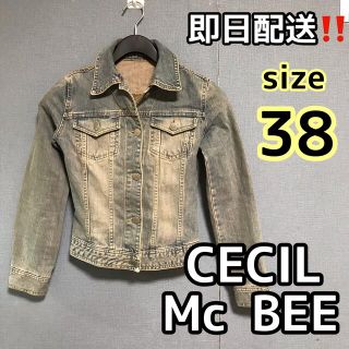 セシルマクビー(CECIL McBEE)の【大特価】CECIL McBEE セシルマクビー Gジャン ジージャン 美品(Gジャン/デニムジャケット)