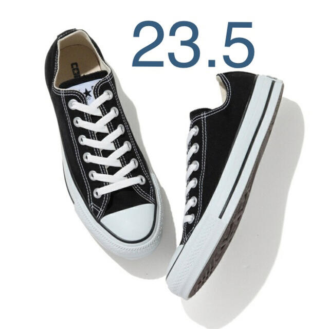 CONVERSE(コンバース)のコンバース　オールスター　レディース　ブラック　新品　未使用　23.5 レディースの靴/シューズ(スニーカー)の商品写真