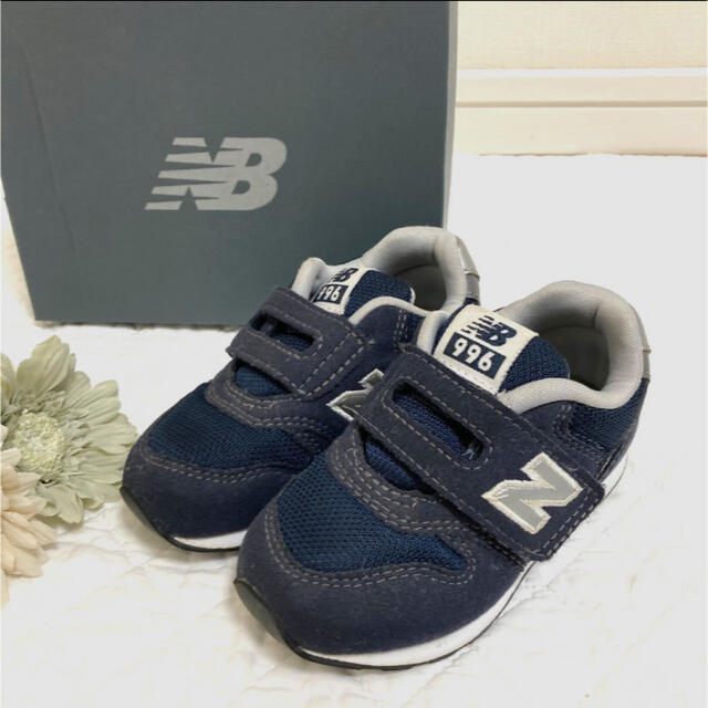 New Balance(ニューバランス)のニューバランス996  ネイビー　13.5㎝ キッズ/ベビー/マタニティのベビー靴/シューズ(~14cm)(スニーカー)の商品写真