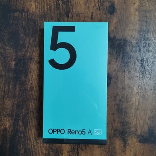 オッポ(OPPO)のOPPO Reno5 A A101OP シルバーブラック(スマートフォン本体)