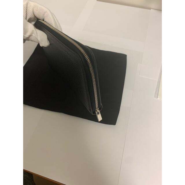 celine(セリーヌ)の【 CELINE(セリーヌ) グレインカーフ ジップアラウンド長財布 】黒　黄 レディースのファッション小物(財布)の商品写真