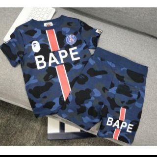 アベイシングエイプ(A BATHING APE)の専用★BAPE KIDS BAPE × Adidas Tee ＆PANTS(Tシャツ/カットソー)