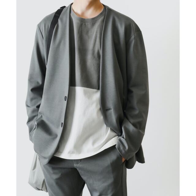 美品】アタッチメント カーディガン ジャケット - ノーカラージャケット