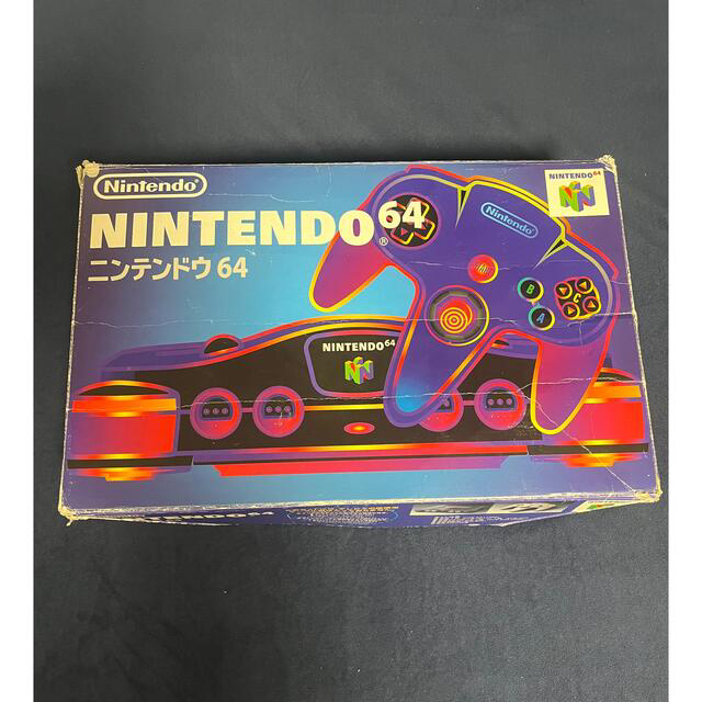 NINTENDO 64(ニンテンドウ64)の本体美品　任天堂64 本体　ソフトセット　ロクヨン　箱付き エンタメ/ホビーのゲームソフト/ゲーム機本体(家庭用ゲーム機本体)の商品写真