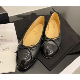 シャネル(CHANEL)の新品未使用　シャネル　バレーシューズ　ブラック(バレエシューズ)