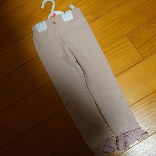 ニシマツヤ(西松屋)の★110サイズ★新品★未使用★タグ付き★西松屋★リボン付き★裾レース付き★ズボン(パンツ/スパッツ)