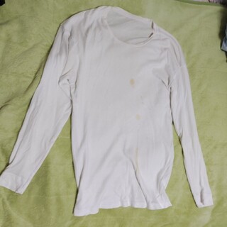 レナウン　カットソー　白　ホワイト　LL サイズ(Tシャツ/カットソー(半袖/袖なし))