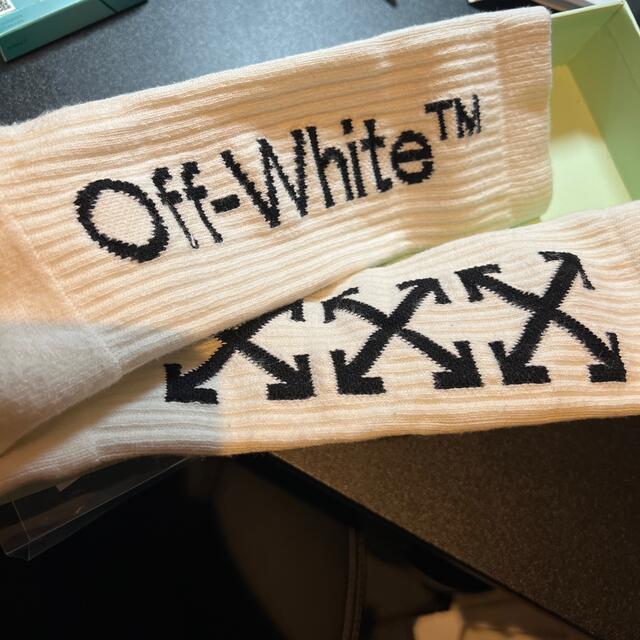 Off white Sox 靴下　オフホワイト　off-white