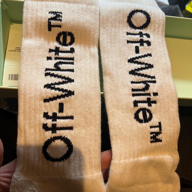 Off white Sox 靴下　オフホワイト　off-white