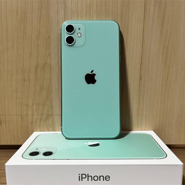 今年も話題の iPhone iPhone 11 グリーン 128 GB SIMフリー スマートフォン本体