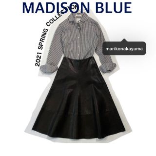 マディソンブルー(MADISONBLUE)の【MADISON BLUE】ギンガムチェックロングスリーブシャツ/ブラック/02(シャツ/ブラウス(長袖/七分))