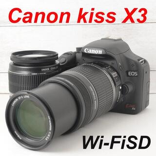 キヤノン(Canon)の❤️初心者、女性に❤️スマホ転送❤️Canon kiss X3(デジタル一眼)