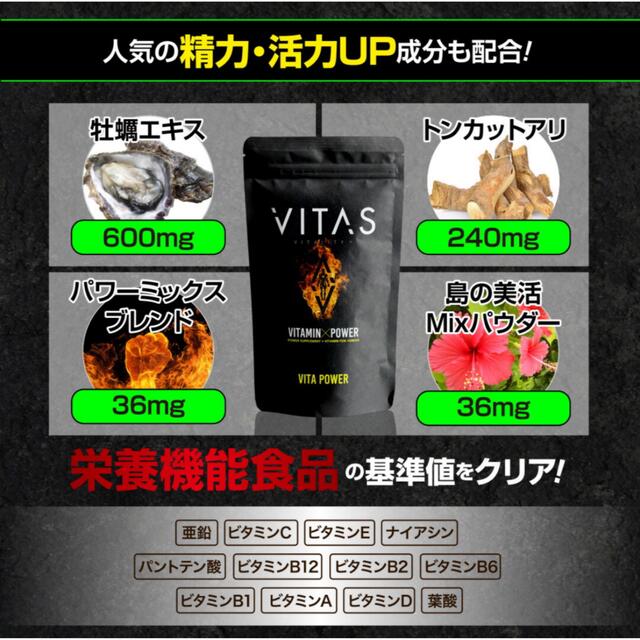 【新品未開封】VITAS ビタパワー VITA POWER スポーツ/アウトドアのトレーニング/エクササイズ(その他)の商品写真